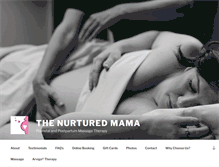 Tablet Screenshot of nurturedmama.com